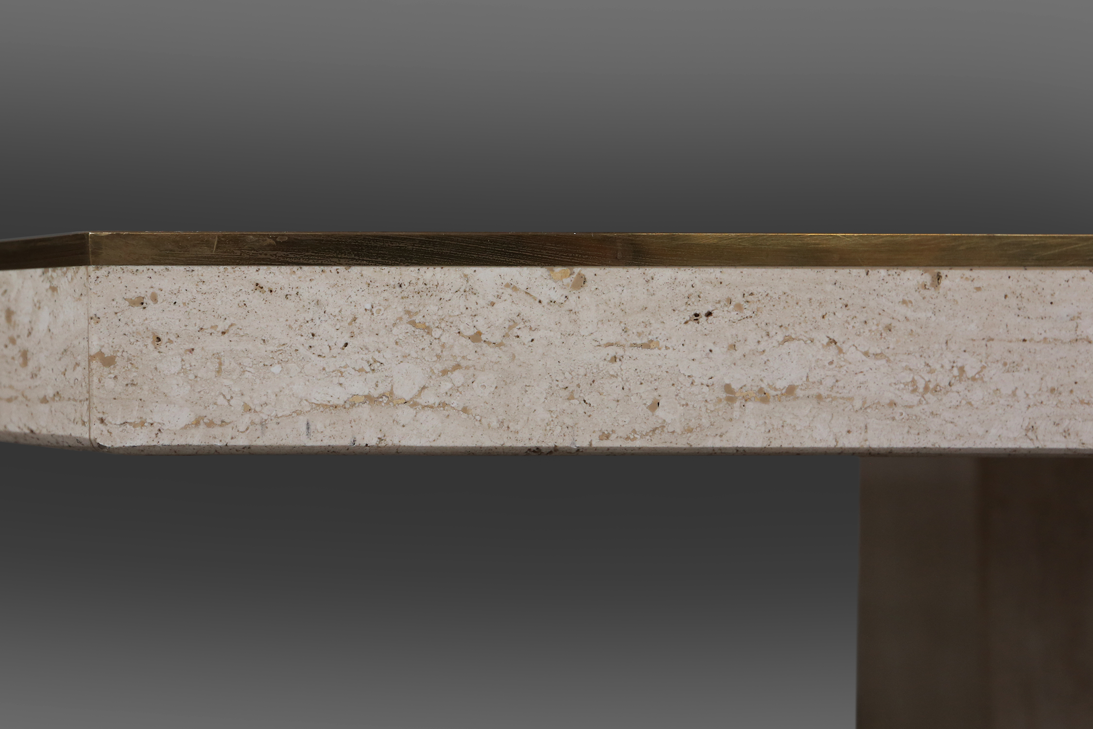 Willy Rizzo travertine coffee tablethumbnail